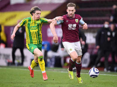 EPL: Burnley held to stalemate at home by 10-man West Brom