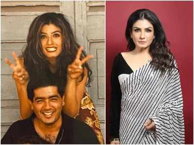 Raveena Tandon shares a sweet throwback picture with Manish Malhotra