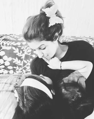 Watch: Twinkle Khanna shares a supercute video of Nitara pampering her dog