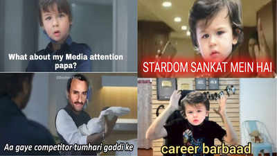 Memes on Taimur Ali Khan's 'stardom in trouble' flood social media as ...