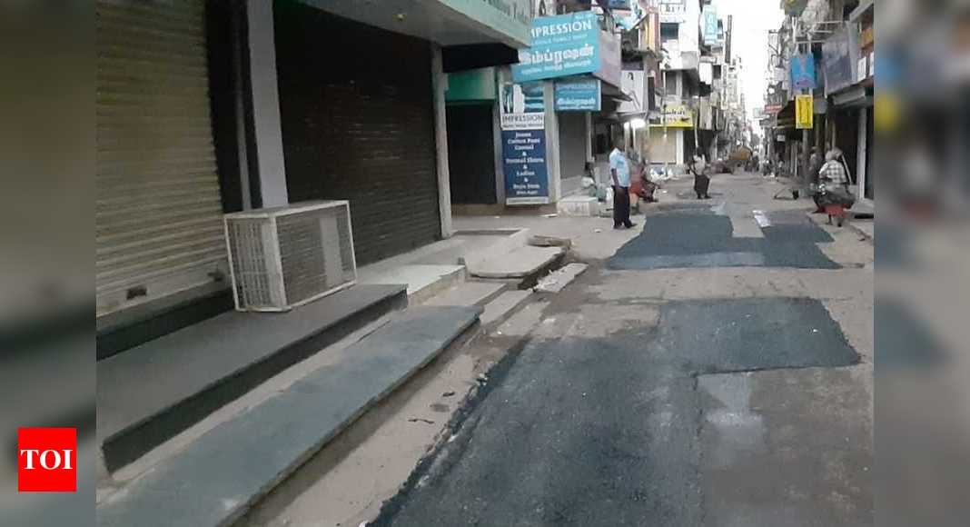 Trichy Corporation launches road patchwork after criticism by residents ...