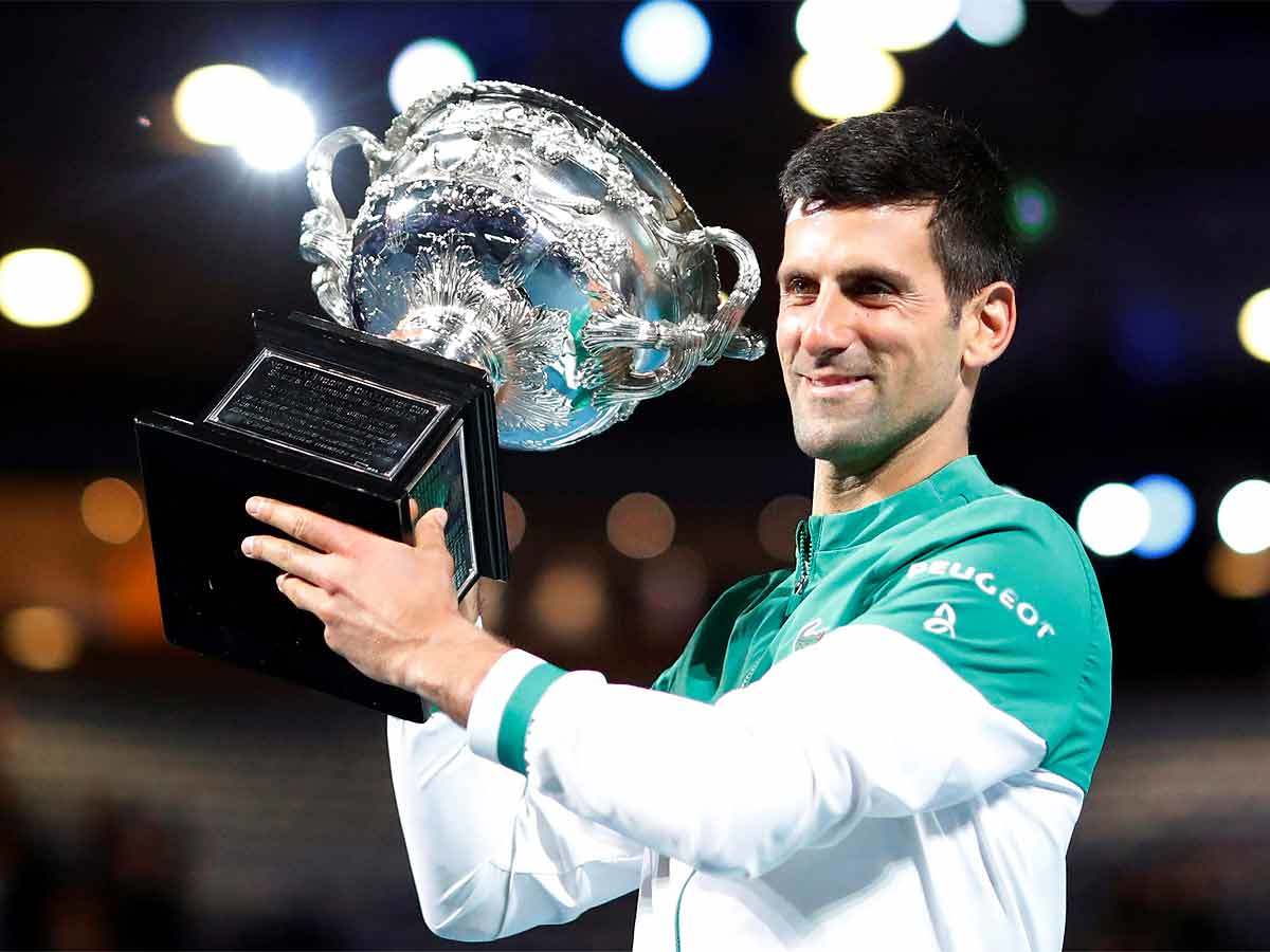 halvø Kirkegård Champagne Novak Djokovic tames Daniil Medvedev to clinch ninth Australian Open title  | Tennis News - Times of India