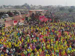 Farmers hold Maha Kisan rally against farm laws in Barnala