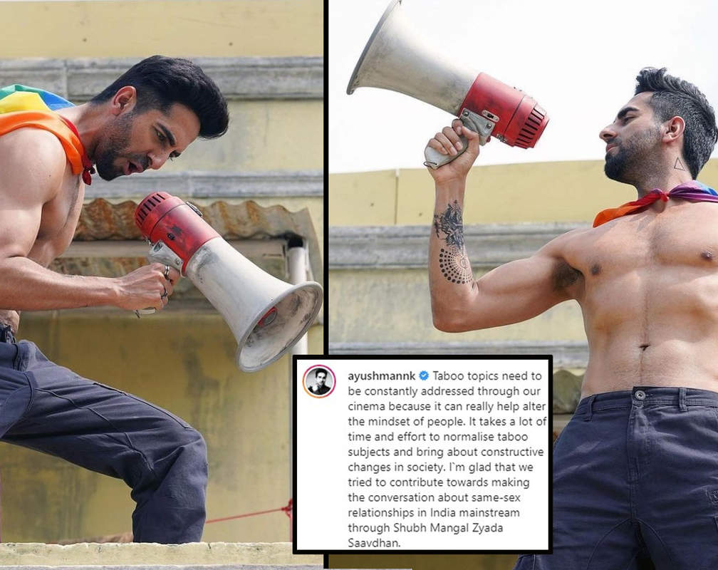 
Ayushmann Khurrana pens a note saying 'Taboo topics need to be constantly addressed'
