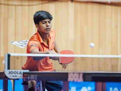 Giant-killing Telangana paddler Snehit slays 3rd and 6th seeds to storm into semis