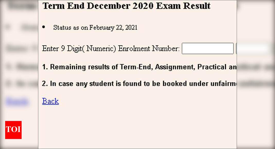 Ignou Tee December Result Announced Download Here