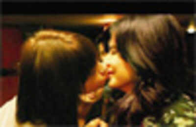 Kalki locks lips with a girl!