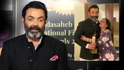 Bobby Deol Wins Best Actor For Mx Player S shram At The Dadasaheb Phalke International Film Festival 21 Times Of India