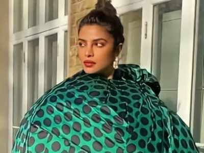 Netizens Kickstart Meme Fest On Social Media As A Photo Of Priyanka Chopra Jonas In A Quirky Ball Shaped Costume Goes Viral Hindi Movie News Times Of India