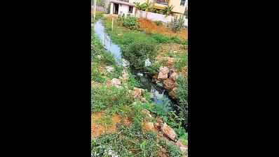 Visakhapatnam: Mubarak Colony residents miffed over drains clogged with debris