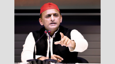 Why is CM afraid of red caps, asks Akhilesh Yadav