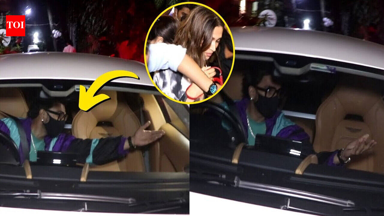 Ranveer Singh gets angry as mob surrounds his sports car; video goes viral