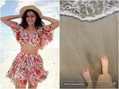 Ananya Panday shares a glimpse of her beach vacay from Goa