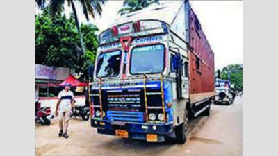 AP: Pandemic and a consequent dip in demand grind lorries to halt
