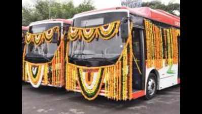 Plying of electric buses on Jaipur-Delhi route delayed