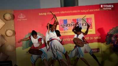 Ambathiradipattum Padavettum performance at Durbar Hall ground, Kochi