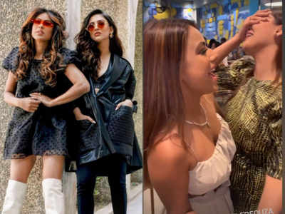 On-screen sisters Nia Sharma and Krystle D’Souza relive their Ek Hazaaron Mein meri Behna Hai days; dance their hearts out to their ‘anthem song’