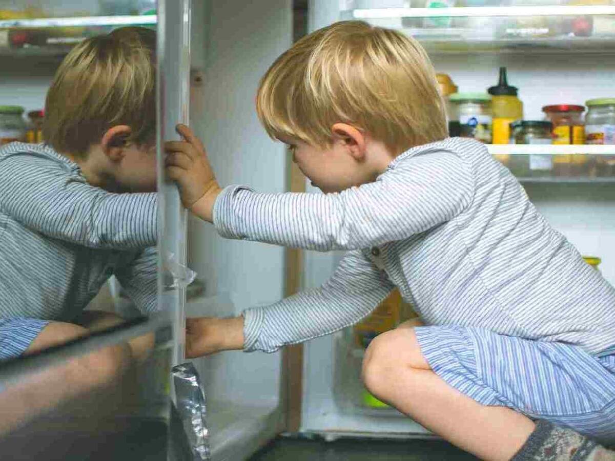 fridge with deep freezer at bottom
