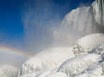 Spectacular pictures of half-frozen Niagara Falls go viral