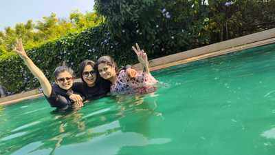 Mokshitha Pai, Mansi Joshi enjoy their vacation in Goa