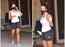 Photos: Malaika Arora sports a mesh top and shorts for her pilates class