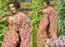 Kajal Aggarwal paired a printed sari with golden belt and it's the best trend this wedding season