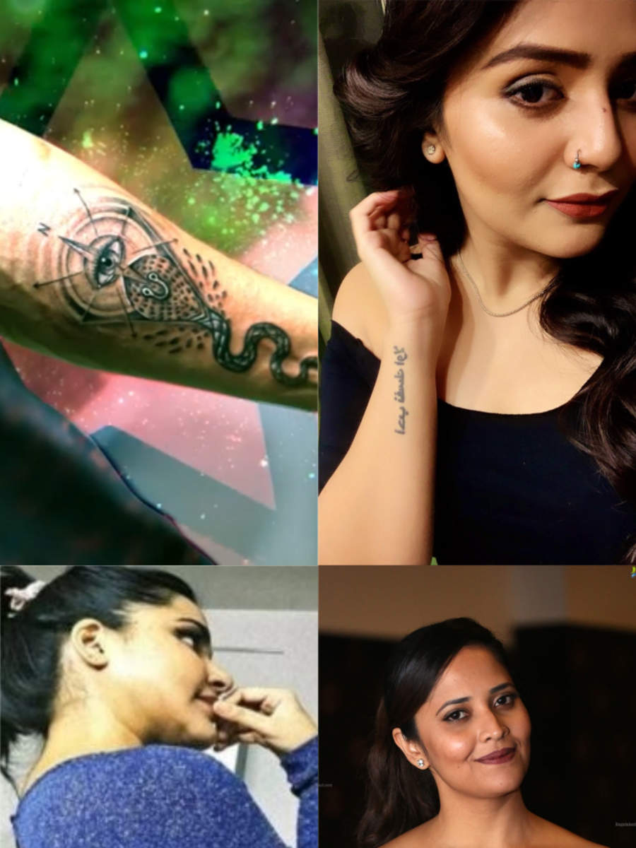 Anchor Anasuya Tattoo Name | Actress photos, Name tattoos, Beauty girl