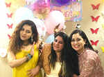 Lovely pictures from singer Harshdeep Kaur's baby shower ceremony