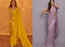 Solid coloured saris dominate Janhvi Kapoor's impressive drape collection