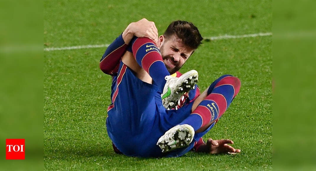 Gerard Pique Injury Worry For Barcelona Ahead Of Psg Football News Times Of India
