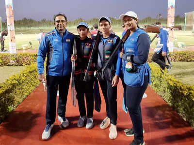 Indian women's trap team settles for silver in ISSF World Cup