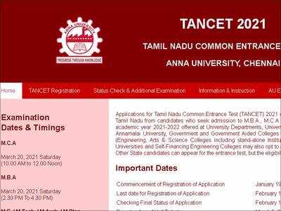 TANCET Admit Card 2021 released on tancet.annauniv.edu, here's direct link