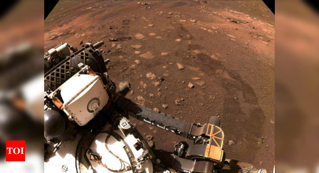 NASA's Perseverance rover drives on Mars for first time