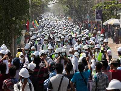 Protesters defy Myanmar security forces as UN action urged