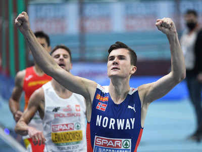 Jakob Ingebrigtsen Reinstated In 1500m As Nafissatou Thiam Lights Up European Indoors More Sports News Times Of India