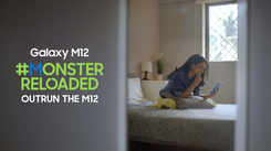 Samsung Galaxy M12| Shriya Pilgaonkar takes on the #MonsterReloaded challenge at 74%