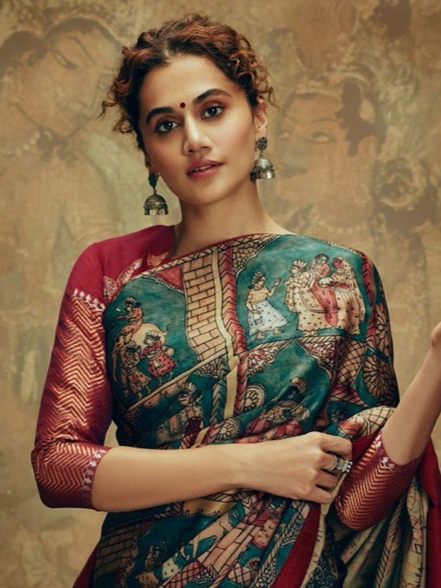 Taapsee Pannu Inspired Best Blouse Designs for Heavy Bust To Slay Every  Occasion