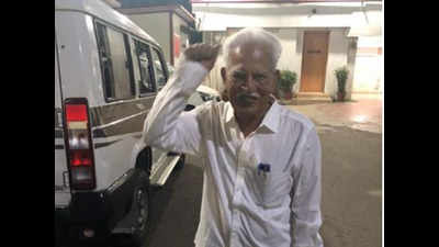 Varavara Rao, accused of Maoist links released on medical bail in Mumbai