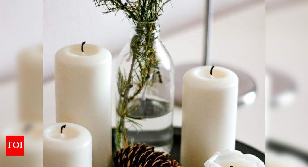 Pillar wax candles Deck up your home with these freestanding candles Times of India