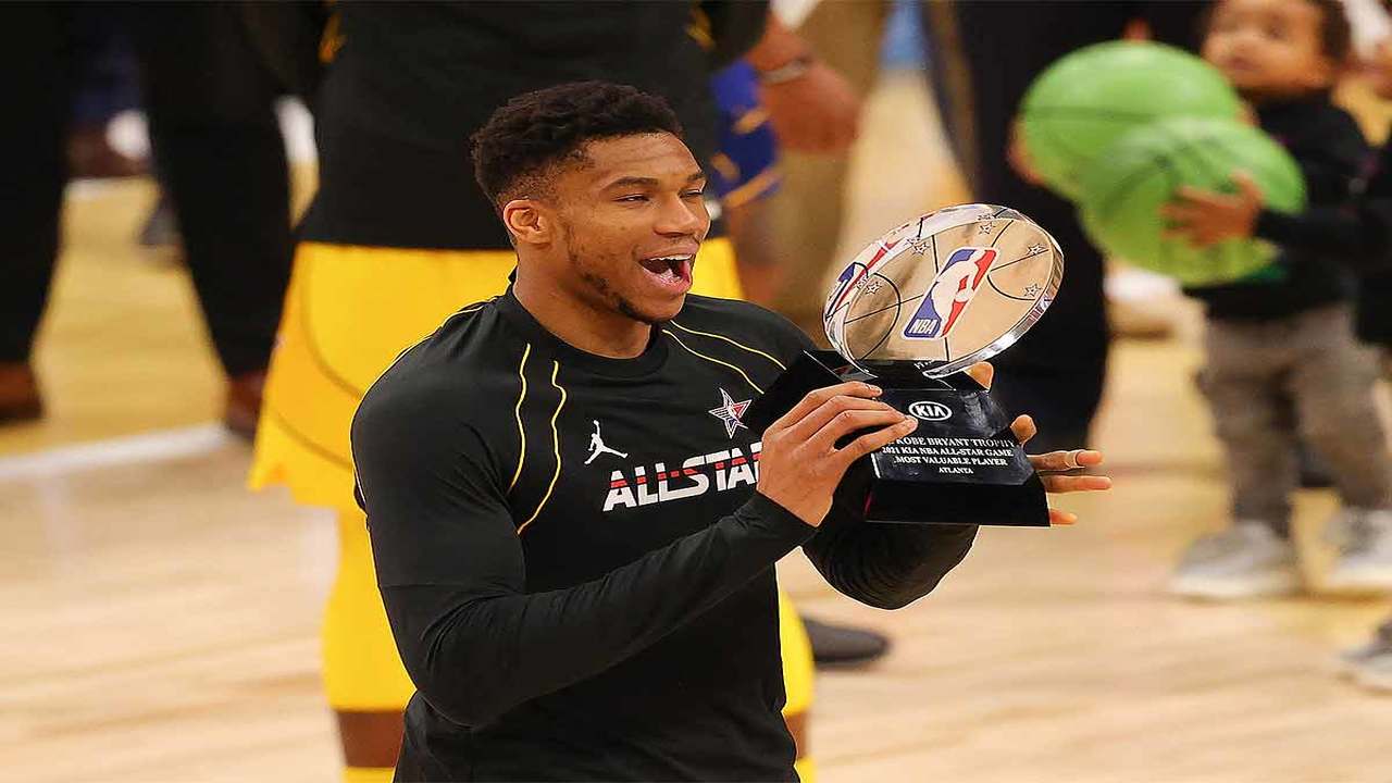 2021 NBA All-Star Game: Giannis Antetokounmpo Wins Kobe Bryant MVP