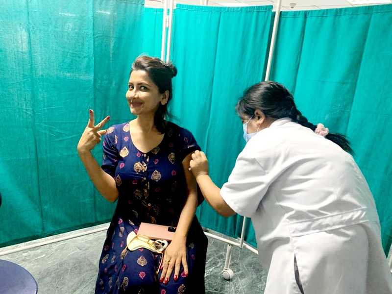 Rachna takes her first COVID vaccine shot | Bengali Movie News - Times of  India