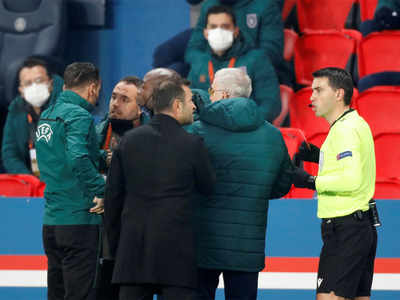 UEFA suspends Romanian official involved in PSG-Basaksehir player walk-off