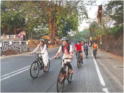 Mumbai cyclists promote women empowerment and safety