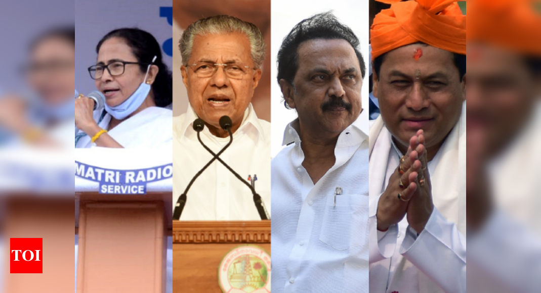 Opinion poll results 2021 TMC, NDA, DMK set to win West Bengal, Assam