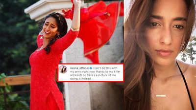 Ileana D Cruz struggles with sore arms after her killer workouts