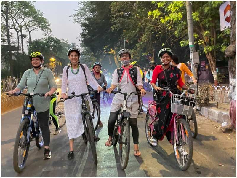 Mumbai cyclists had fun on a Women’s Day ride in Chembur