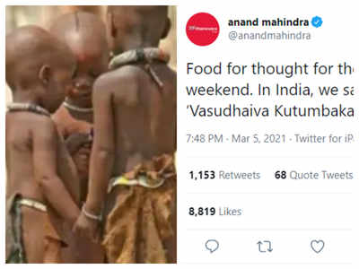 Anand Mahindra’s 'Food For Thought' tweet is the best thing on internet today!