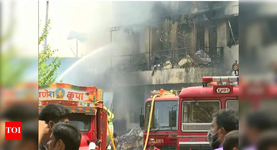 Fire in Thane: Massive fire breaks out at industrial unit in Thane ...