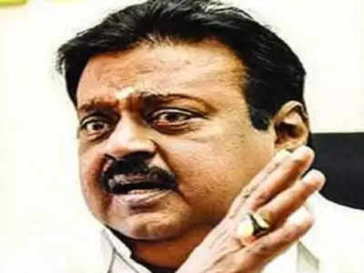 Sore with seat share, Vijayakanth snaps ADMK-BJP ties, to go it alone