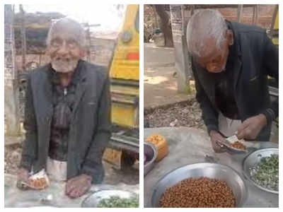 This 98-year-old man selling Chana for a living is truly inspiring